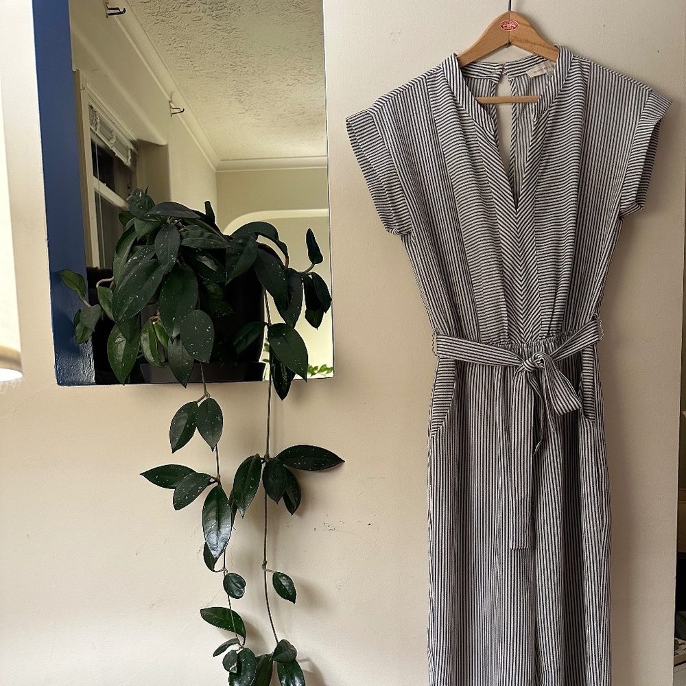 XS Mounteau Striped Pant Jumpsuit